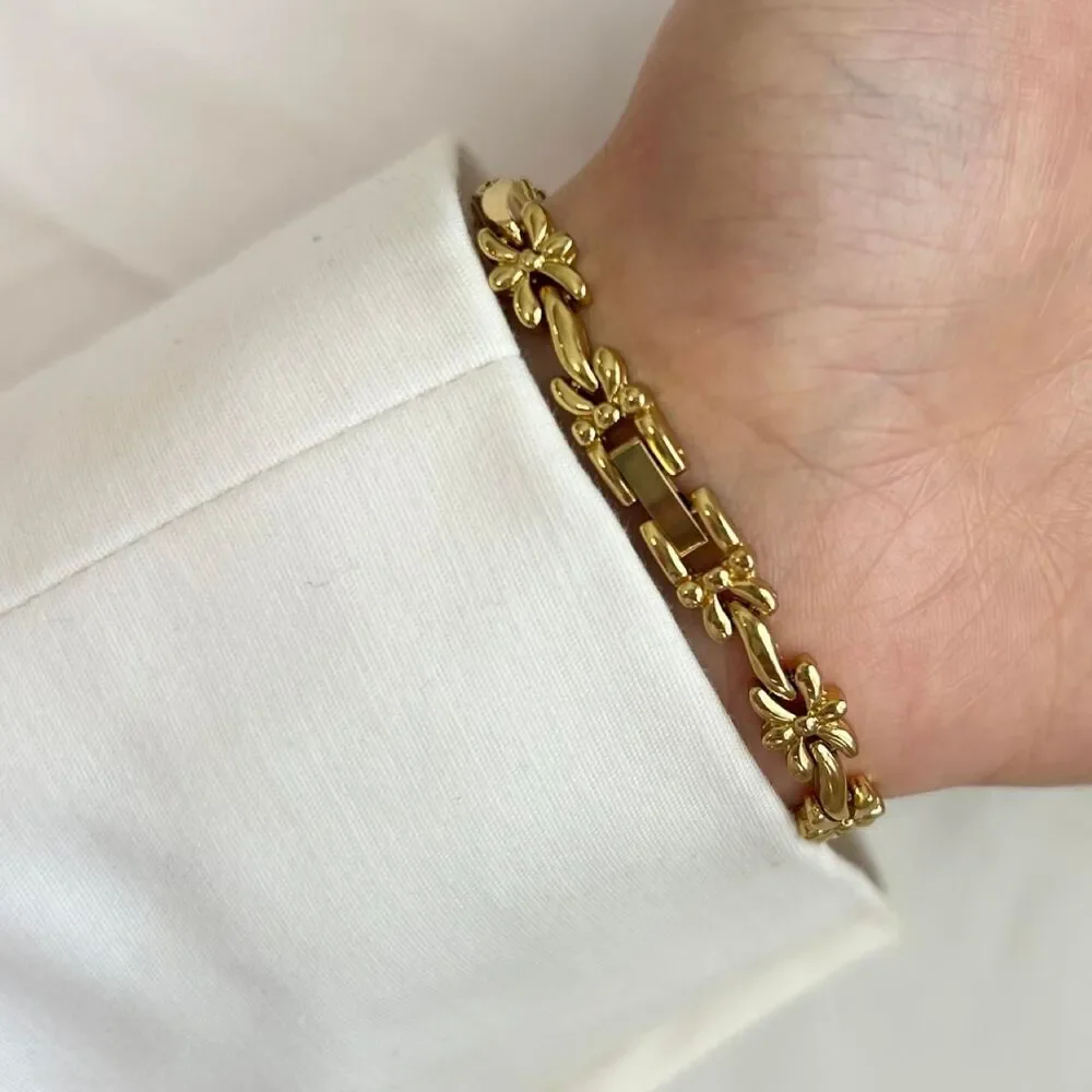 Vintage Inspired Luxury Gold Tone Watch